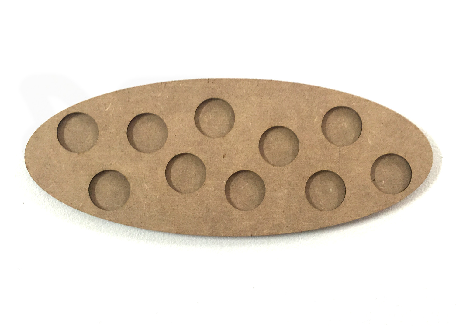 Warbases 28mm Laser Cut Oval Pill Slot Movement Trays 