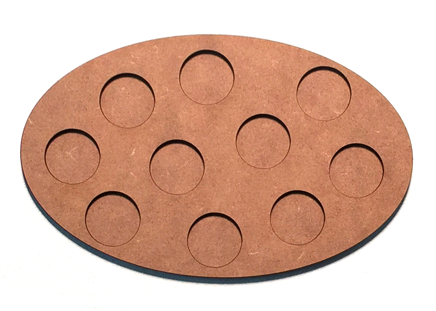 Details about   3x 25mm round movement trays with 8 holes per tray regiment 4x2 rows MDF 